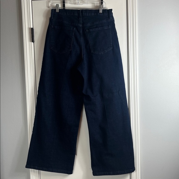 Banana Republic Factory Pleated Wide-Leg Jean - Picture 4 of 12